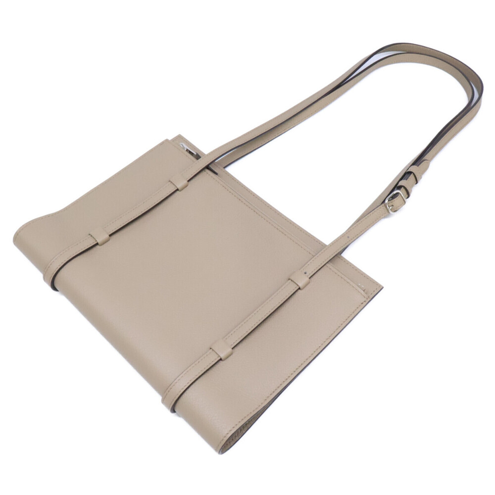HERMES EaZip To Go Book Holder Shoulder Bag (Beige, Silver Hardware) - Women'...
